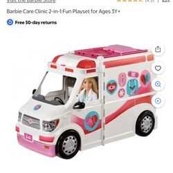 Barbie Care Clinic 2-in-1 Fun Playset for Ages 3Y+