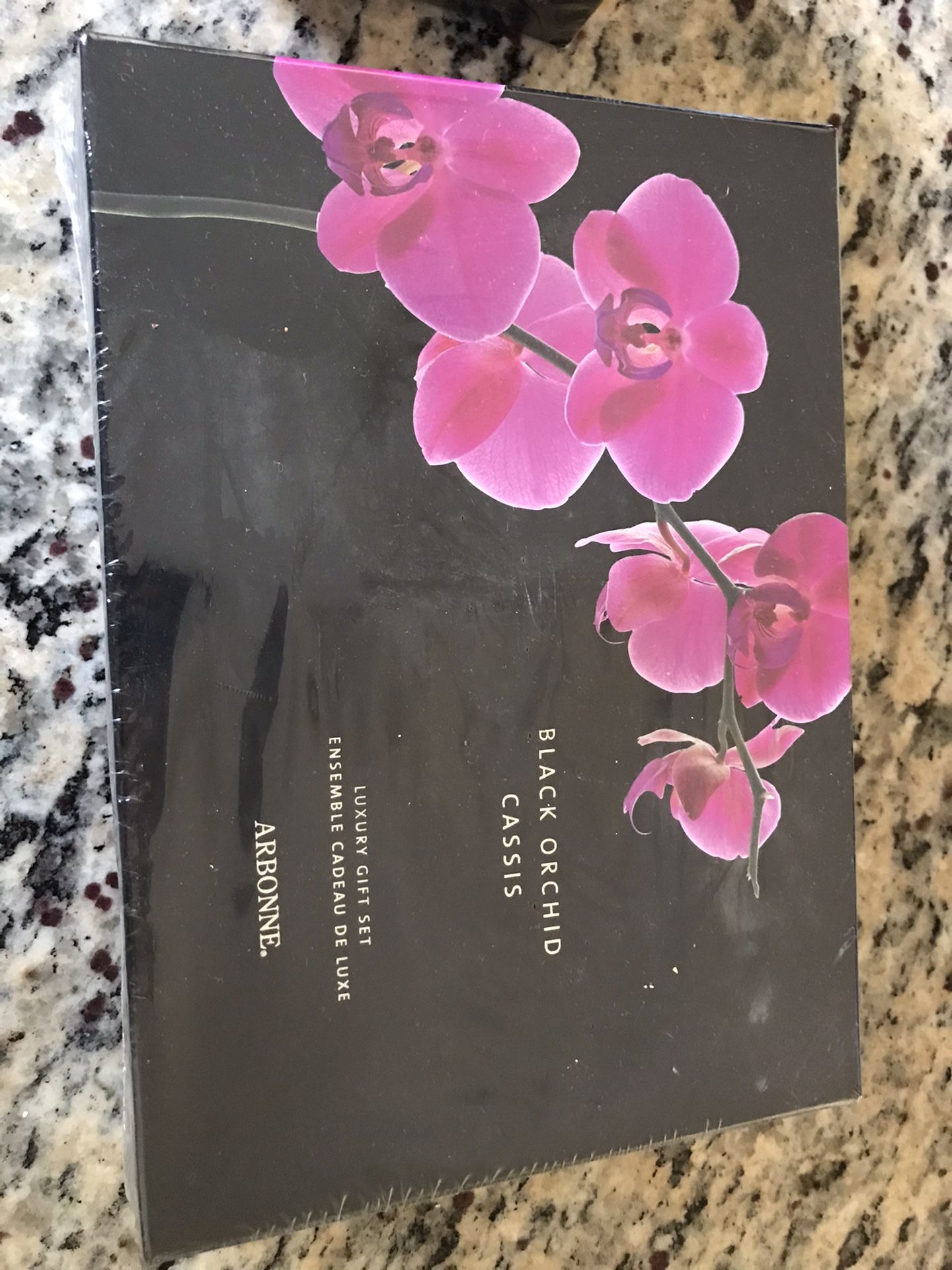 Arbonne Black Orchid Cassis luxury gift set