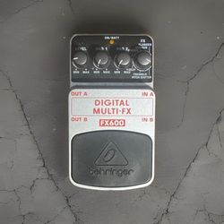 Behringer FX600 Digital Multi FX Effects Pedal