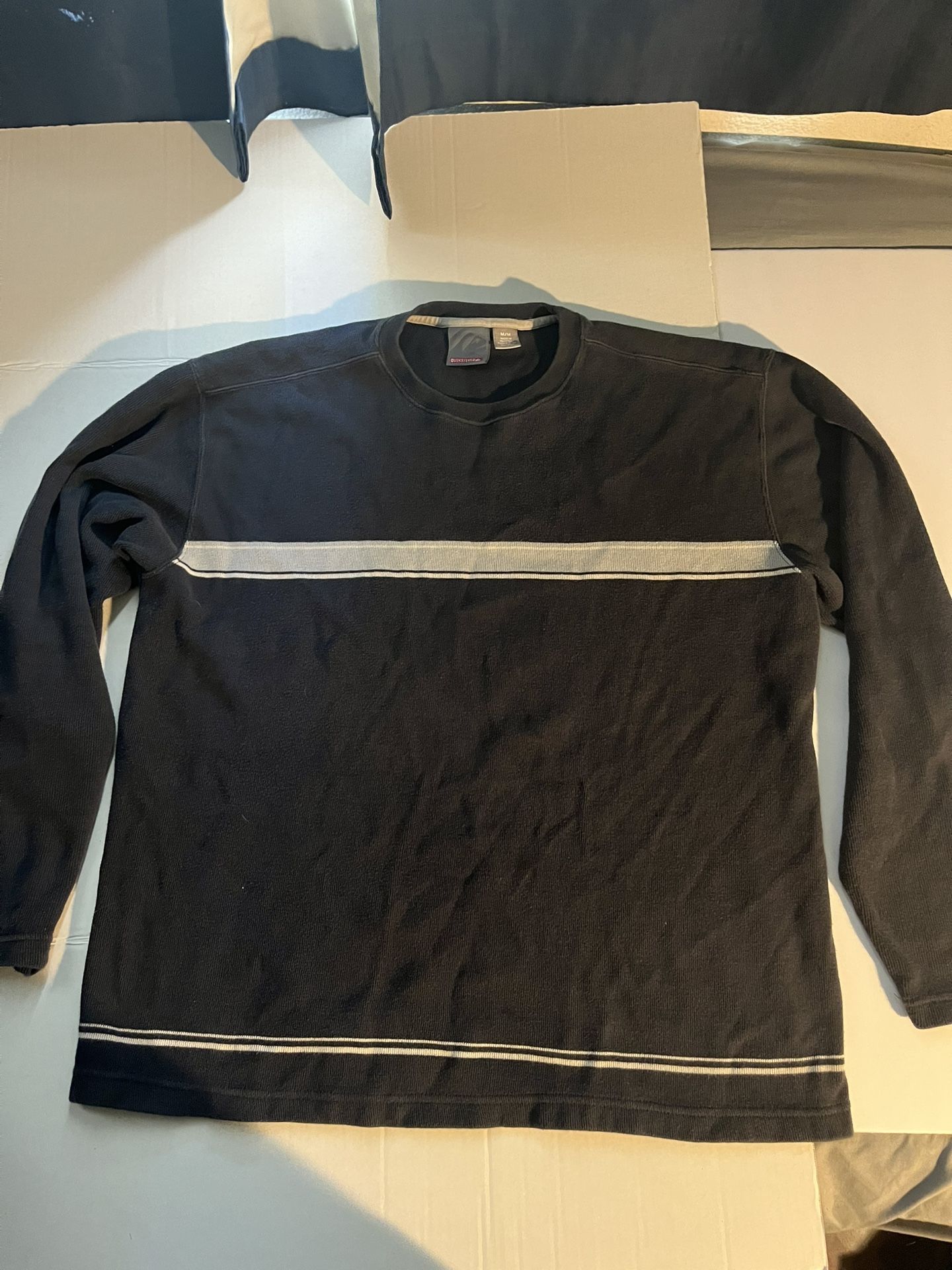 Vintage Y2K Skater Style Quick Silver Long Sleeve Shirt Size Medium