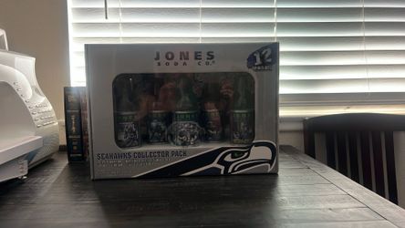🏈JONES SODA CO. Seattle Seahawks Collector Pack (5)-12oz Bottles RARE/SEALED