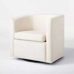 Vernon Upholstered Barrel Swivel Accent Chair Natural Linen - Threshold™ designed with Studio McGee
ADO #:TGT-30034
Brand New – Box Not Perfect