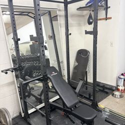Squat Rack And Accessories 