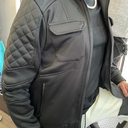 Black hoodie zip up jacket