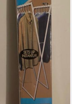 Storage Dynamics Folding Clothes Rack