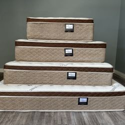 12in Queen Size Organic Cloud Comfort Europillow Top Mattress 12in