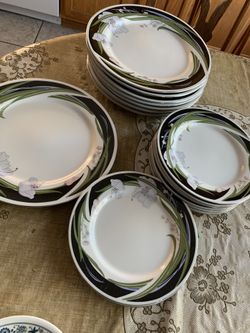 Dinner and desert Plates