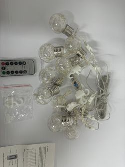 Edison style bulbs string light 10 bulbs