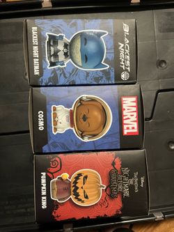 Dorbz Lot Of 3 Nightmare Before Christmas, marvel cosmo, blackest night 233, 204, 234