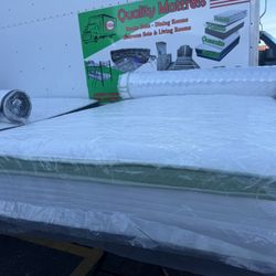 Colchones Queen Pillow Top Enrollado De Quality 