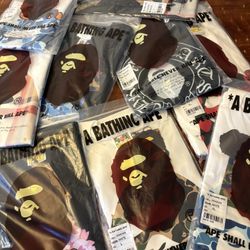 Bathing ape x Burberry x Chrome Hearts Bape Shirts