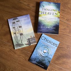 Bundle Of Books Sets of 3pcs Lots A ride of a Lifetime, Choices, Imagine Heaven