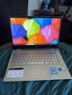 HP Pavilion x360 2-in-1 Touchscreen Laptop Gently used, excellent working order. • Processor: 11th Gen Intel® Core™ i5 Quad-Core p