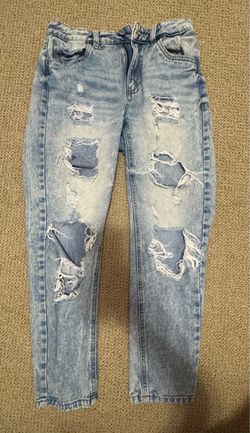 Refuge Denim, distressed, blue,01