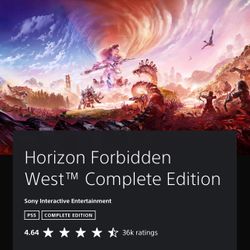 Horizon Forbidden West Complete Edition Ps5/Steam