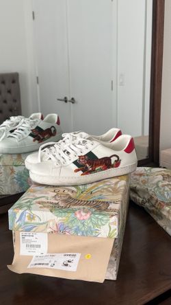 Gucci  leather sneakers  Ace 'Lunar New Year - Tiger’ limited edition