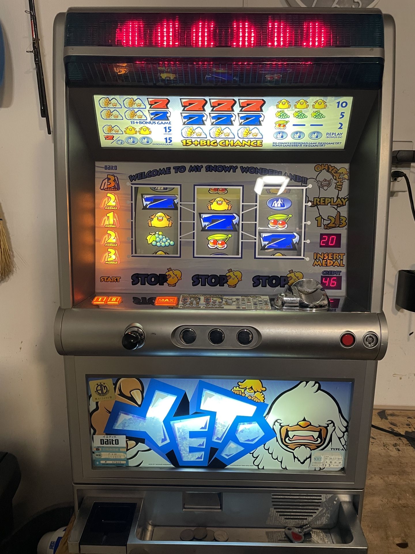 $.25 Yeti Slot Machine