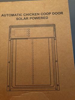 Automatic chicken coop door