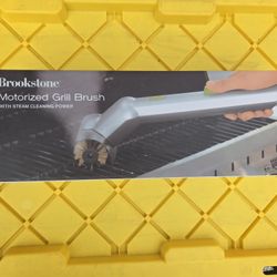 Motorized Grill Brush Brookstone New In Box
