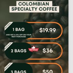 Café De Especialidad De Colombia 84 Puntos Sca 