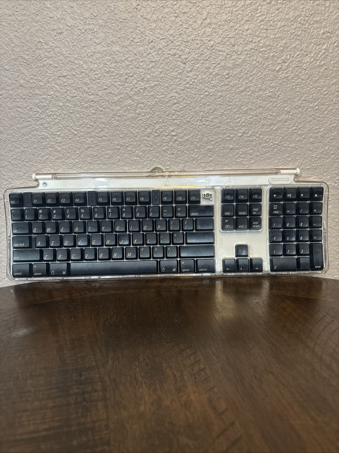 Apple USB Wired Black Keyboard Model M7803 Used Tested