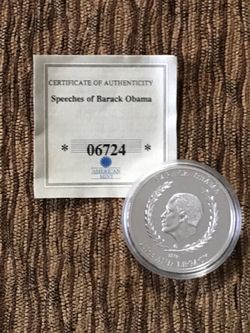 Barack Obama’s Oath of Office Coin