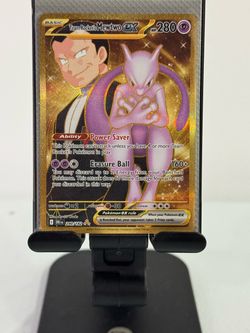 2025 Destined Rivals Team Rocket's Mewtwo ex Secret Rare #240/182