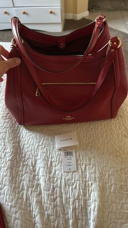 KRISTY  SHOULDER BAG IN RE LEATHER  COLORBLOC K PURSE