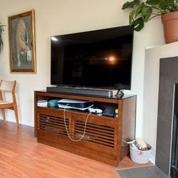 Wood And Glass TV Cabinet