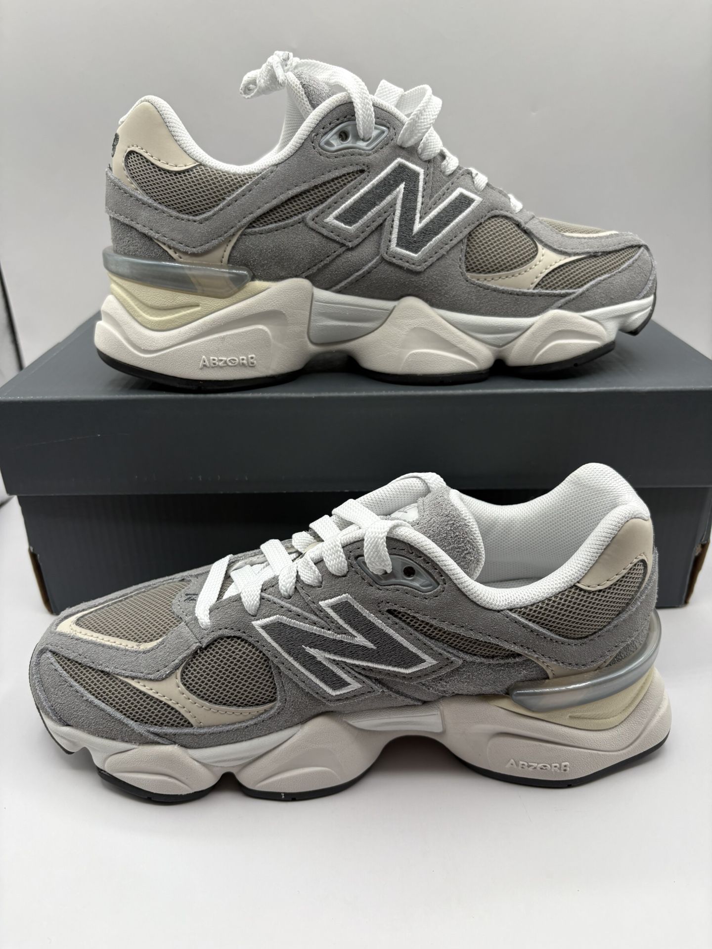 New Balance 9060 Grey Brown Sneakers Size 3.5Y / Fits Womens 5 New!