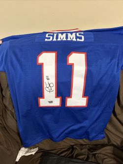 Phil Simms Throwback Signed Authentic Jersey 