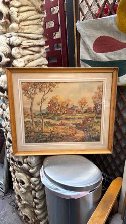 Vintage John Hart original watercolors 26 by 22