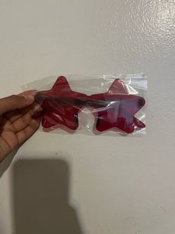 40 pairs of Red tinted Star glasses