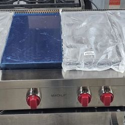 Wolf SRT486G 48 Inch Pro-Style Gas Rangetop , Natural Gas