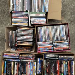 200+ DVDs and BLU-RAY