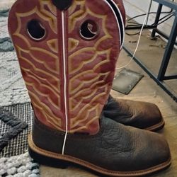 Justin's Mens Size 12 Steel Toe Boots