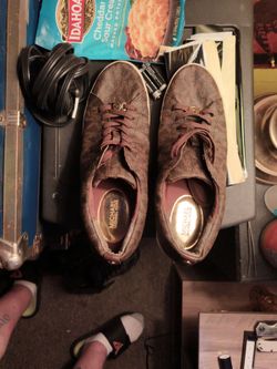 Michael Kors Brown Monogram Low-Top Sneakers