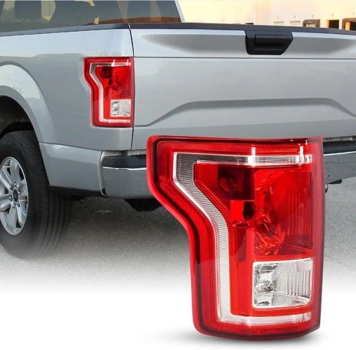 Left Headlight F150 Tail Light Assembly Rear Lamps Factory OEM Taillights Replacement for 2016 2017 Ford F-150