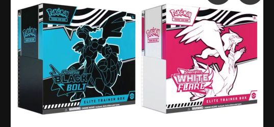 Black Bolt And White Flare ETB'S