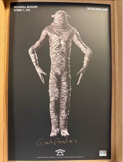 Calvin Parker Signed 11x17 Poster Print - The Pascagoula Alien -  Very Rare!