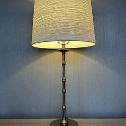 Restoration Hardware Faux Brass Bamboo Table Lamp
