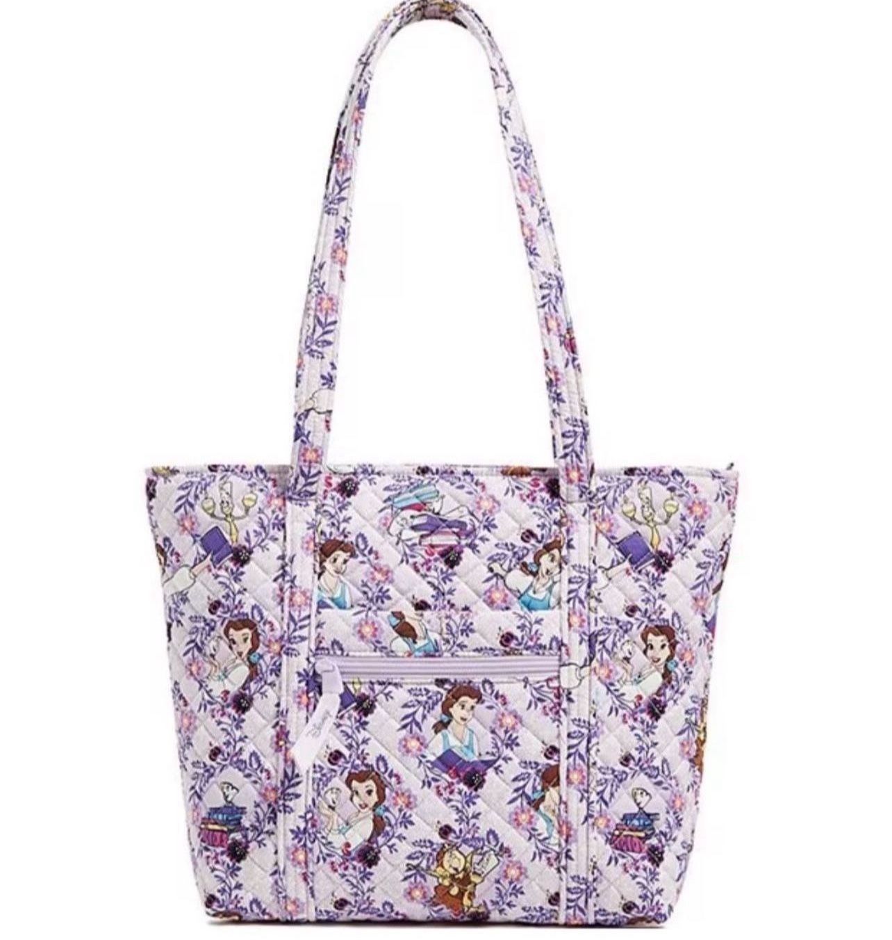 Disney Belle Floral Vera Bradley Tote Bag (new)