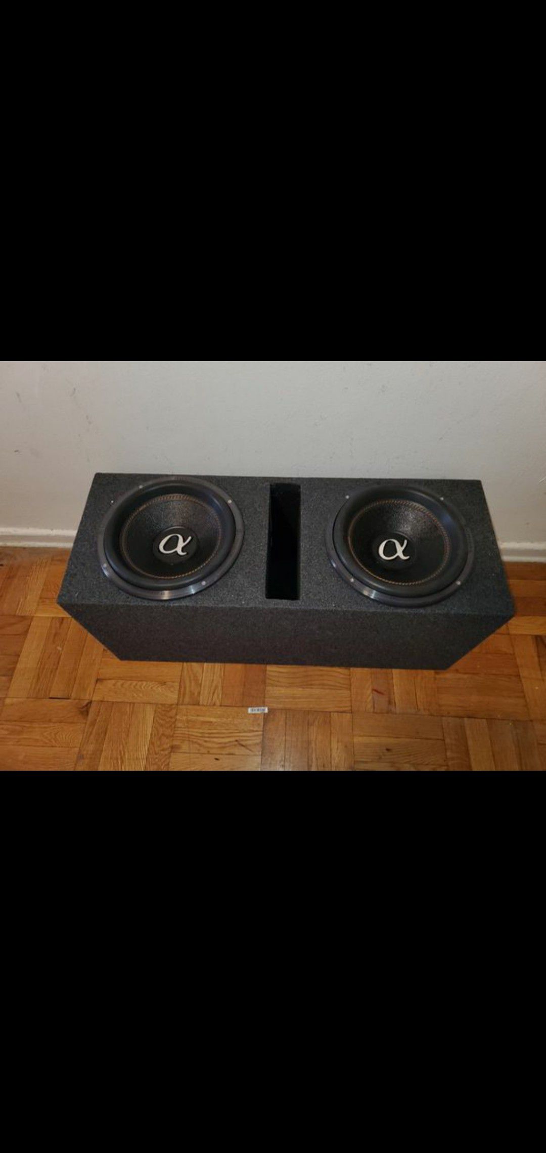 12" ALPHASONIK VENUM SUBWOOFERS 1200W RMS 3600WATTS MAX EACH SUBWOOFER GIVING YOU 7200WATTS MAX
