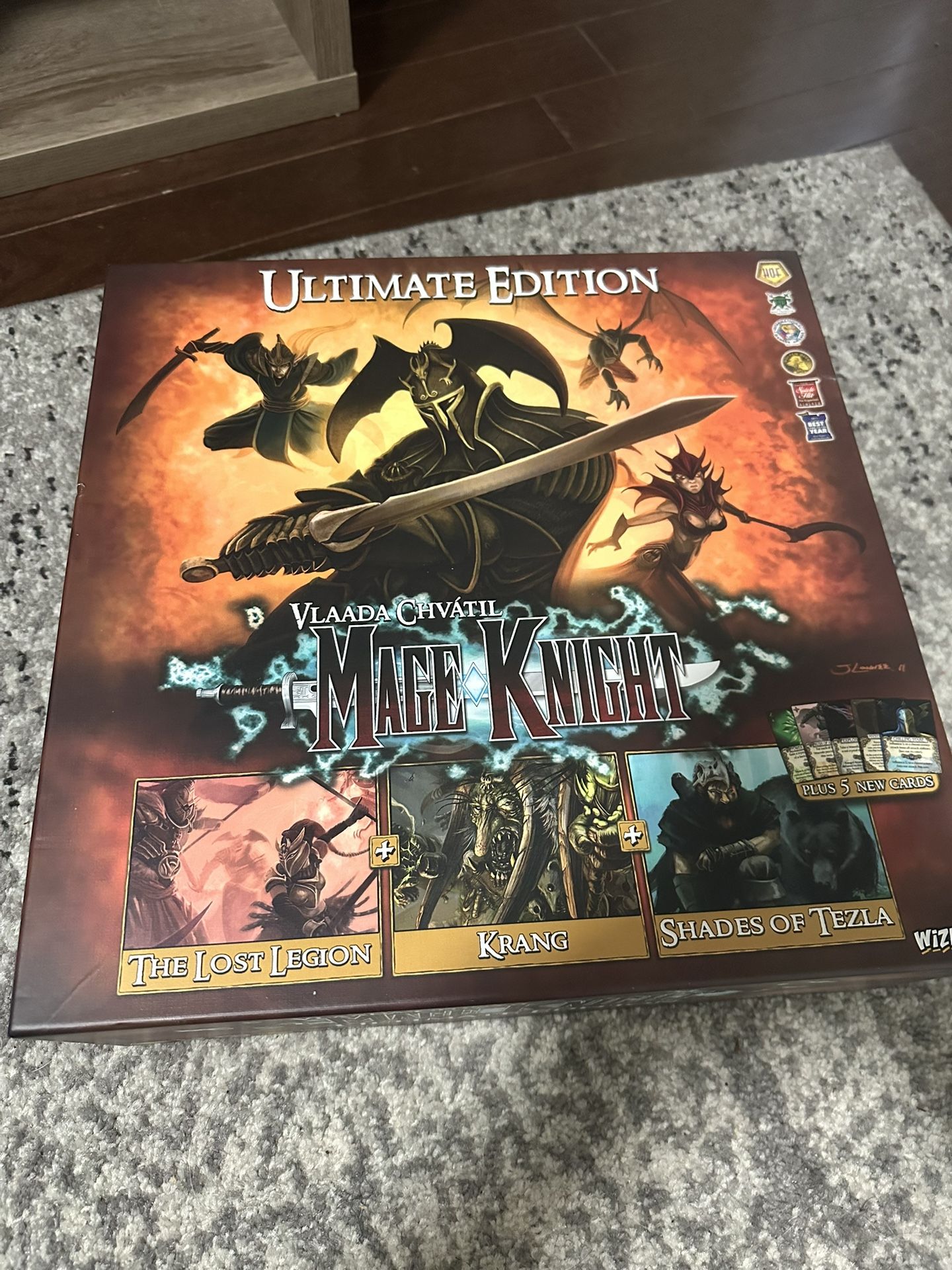 Mage Knight Ultimate Edition + Customized Sorting with Ultra Pro Boxes Board Game