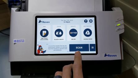 RavenScanner Original Desktop Wireless Or Ethernet Scanner