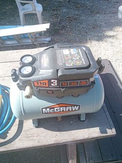3 gallon air compressor with hose
