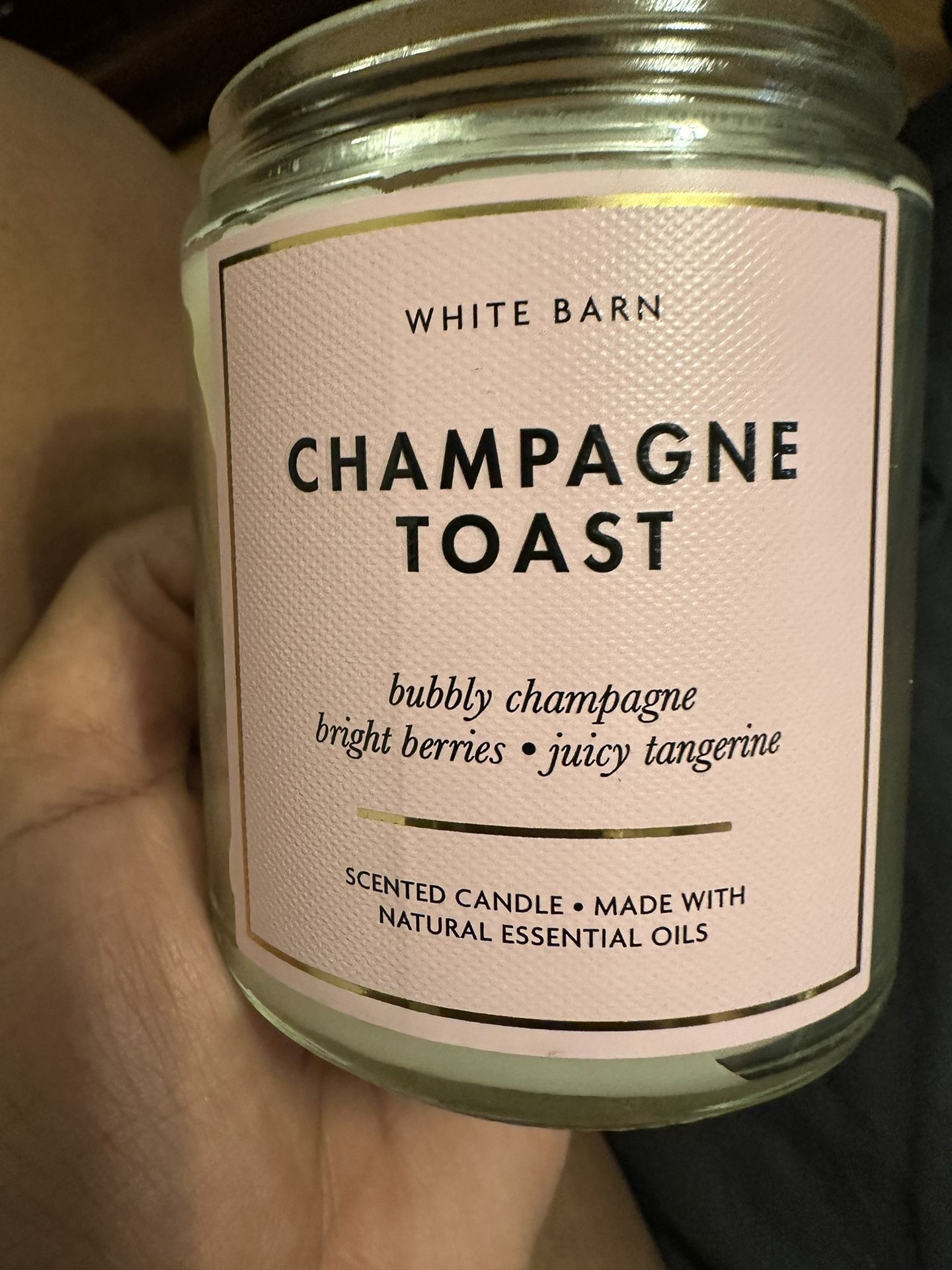 Champagne Toast Candle