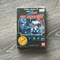 BANDAI Famicom Soft Mobile Suit Z Gundam HOT SCRAMBLE SEALED