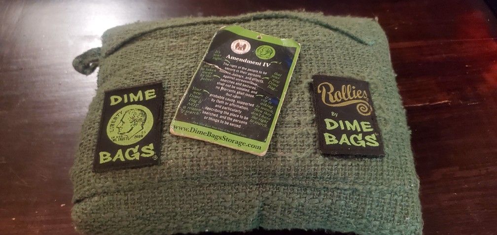 Padded Wallet/purse/stash Dimebag Hemp Bag