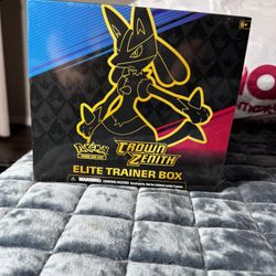 Crown Zenith Elite Trainer Box Pokemon Cards 